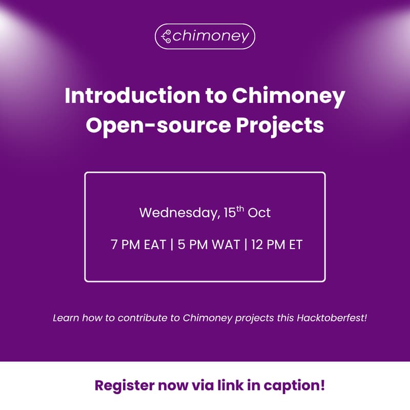 Cover Image for Introduction to Chimoney Open Source Projects