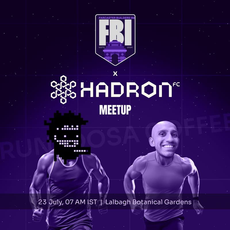 Cover Image for FBI X Hadron : morning run and founder’s breakfast