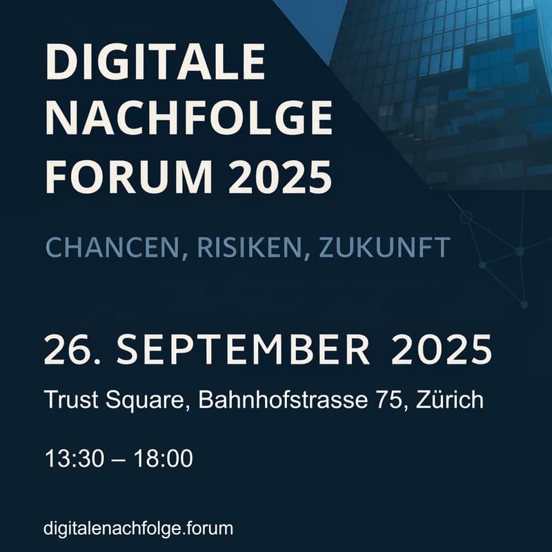 Cover Image for Digitale Nachfolge Forum 2025 | 26. September 2025