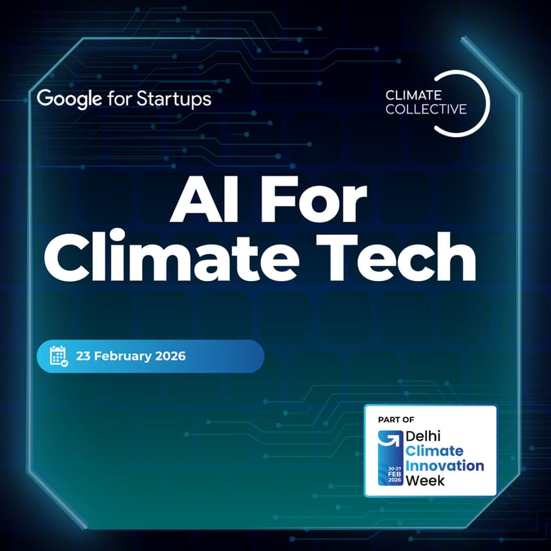 Cover Image for AI for Climate Tech x Google for Startups