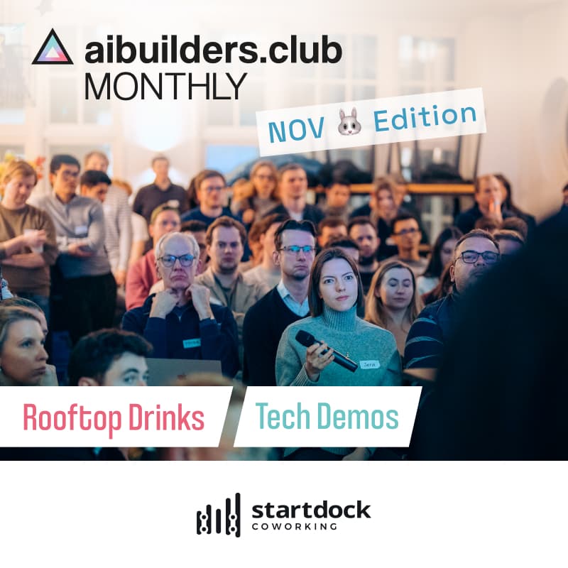 Cover Image for AI Builders Amsterdam  - Fri 21 Nov
