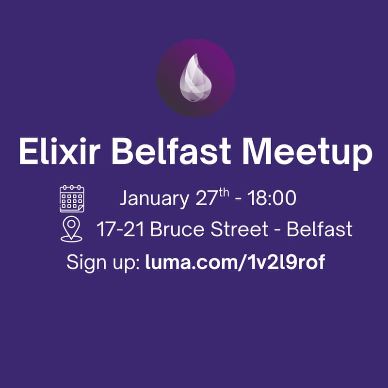 Cover Image for Elixir Belfast Meetup