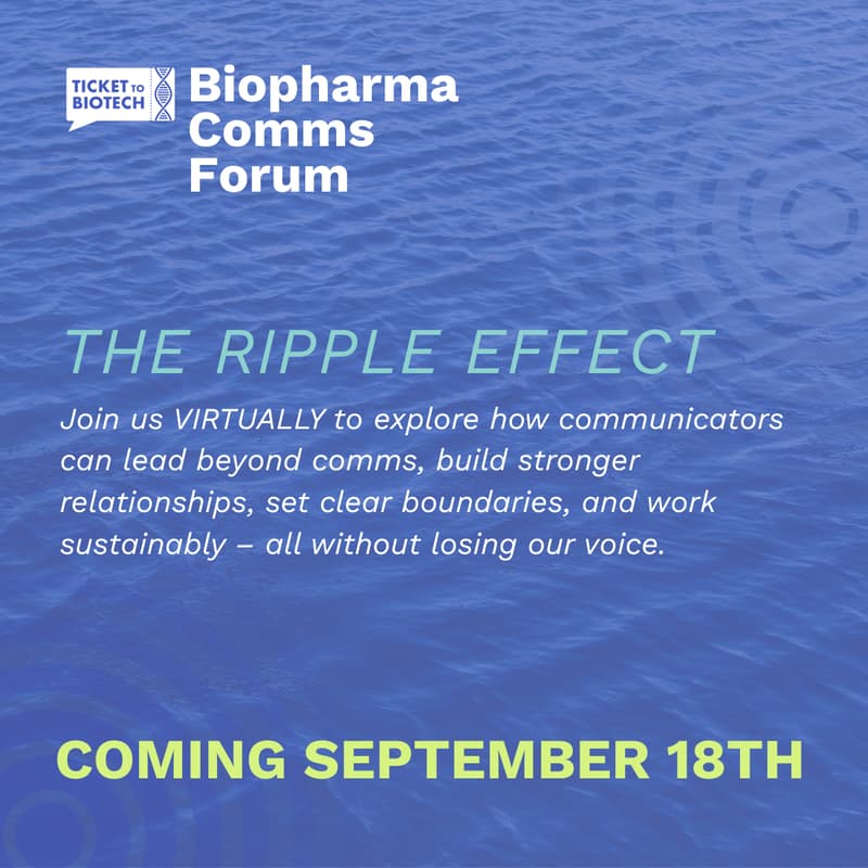 Cover Image for T2B Biopharma Comms Forum