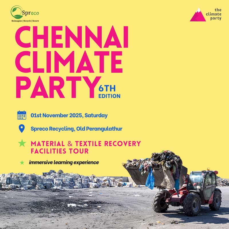 Cover Image for Chennai Climate Party | Material & Textile Recovery Facilities Tour