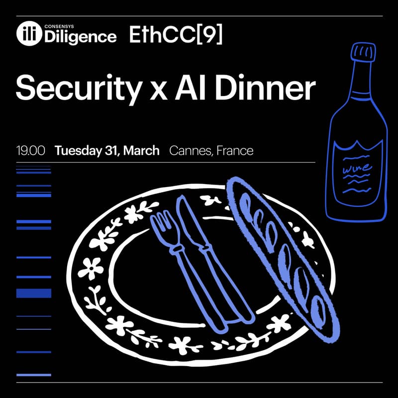 Cover Image for Security x AI Private Dinner | Consensys Diligence