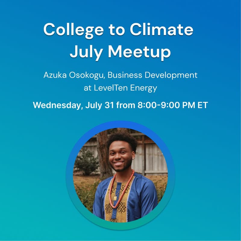 Cover Image for C2C July Meetup - Azuka Osokogu