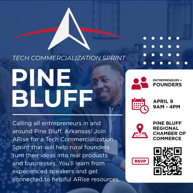 Cover Image for Pine Bluff Tech Commercialization Sprint