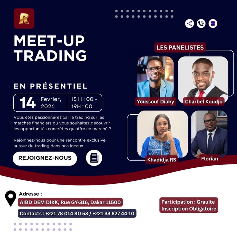 Cover Image for Meet-UP : Comprendre les marchés financiers TRADING