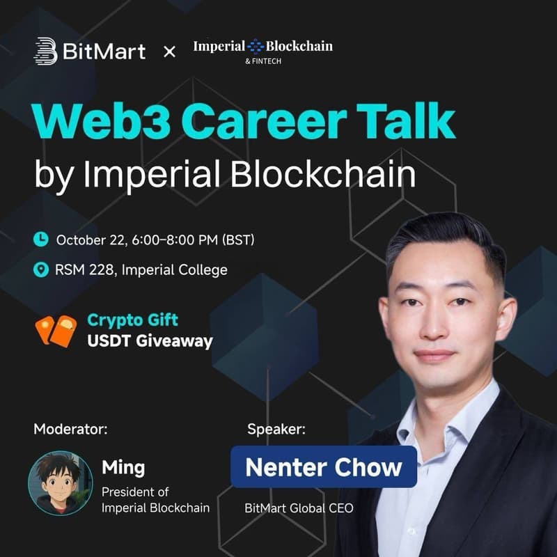 Cover Image for Career in web3 - Fireside chat with BitMart CEO