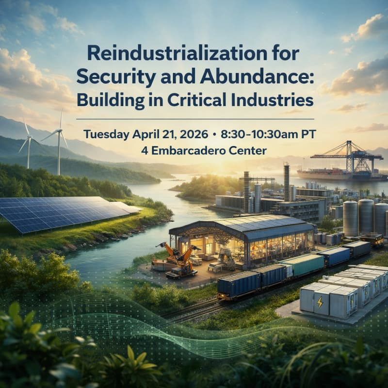 Cover Image for Reindustrialization for Security and Abundance: Building in Critical Industries