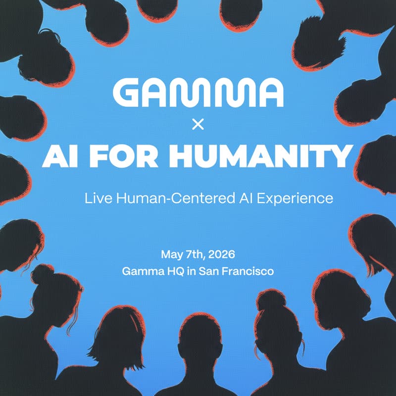 Cover Image for Gamma x AI for Humanity: Live Human‑Centered AI Experience