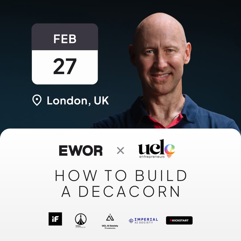Cover Image for How to build a  decacorn - The Story of SumUp (w/ Petter Made, SumUp Co-founder) - EWOR x UCL Entrepreneurs