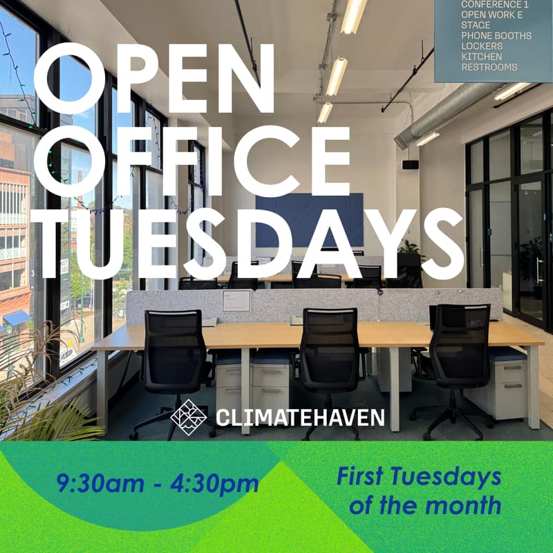 Cover Image for Co-work at ClimateHaven | April 7