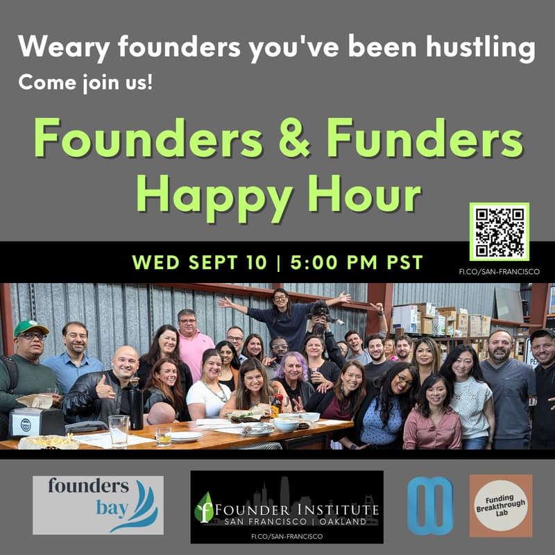 Cover Image for Founders & Funders Happy Hour!