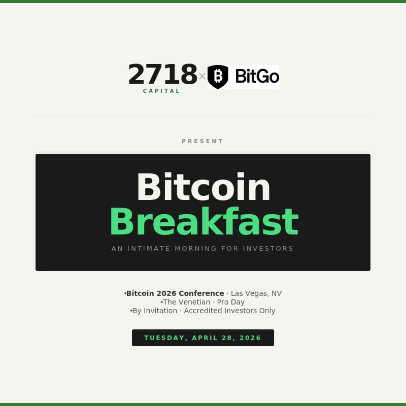 Cover Image for 2718 + BitGo Breakfast