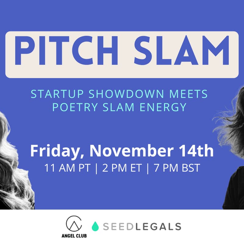 Cover Image for PITCH SLAM: Practise your pitch in front of investors and experts