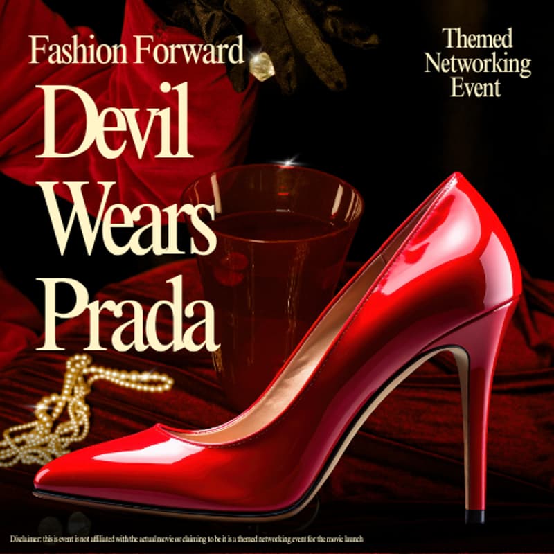 Cover Image for Fashion Forward: Devil Wears Prada 2 Themed Networking Event