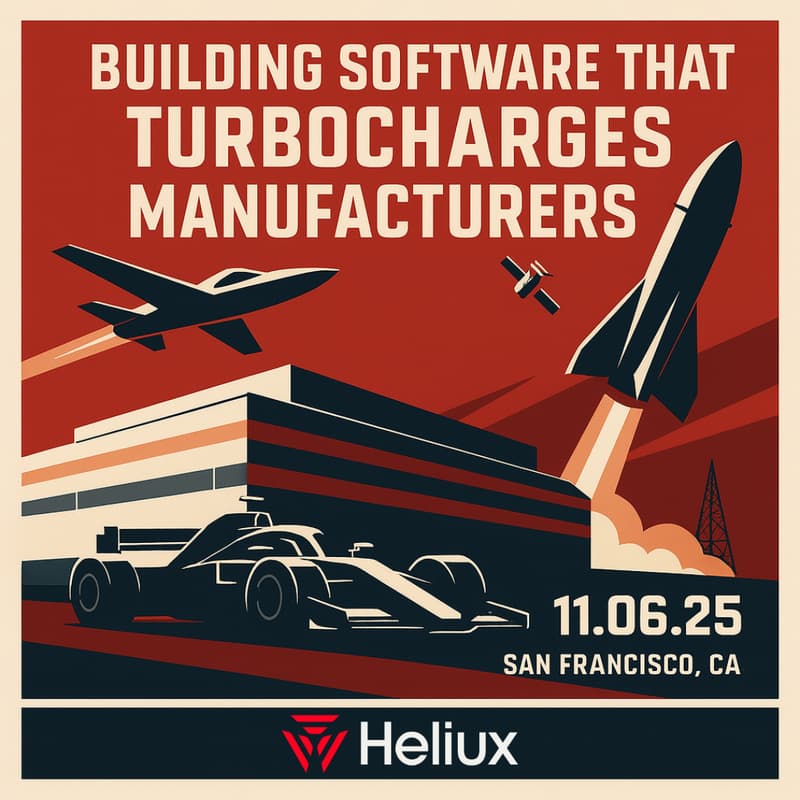 Cover Image for Building Software That Turbocharges Manufacturers.