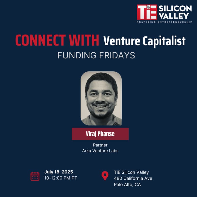 Cover Image for Funding Fridays by TiE Silicon Valley