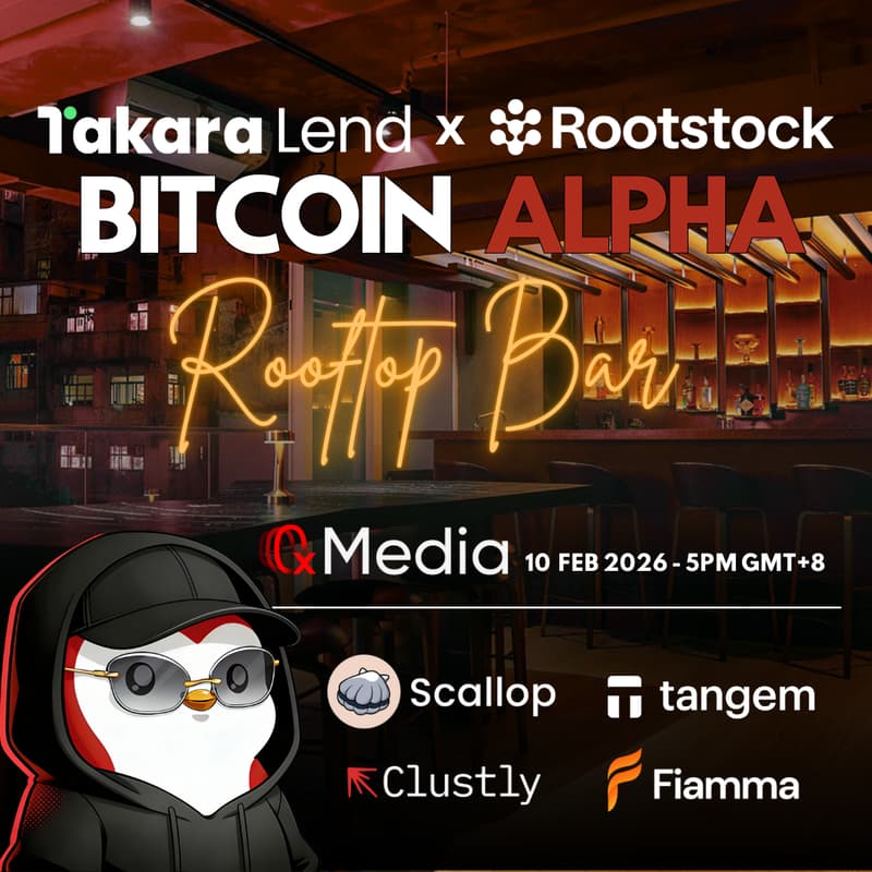 Cover Image for Bitcoin Alpha Night by 0xMedia @ Consensus HK