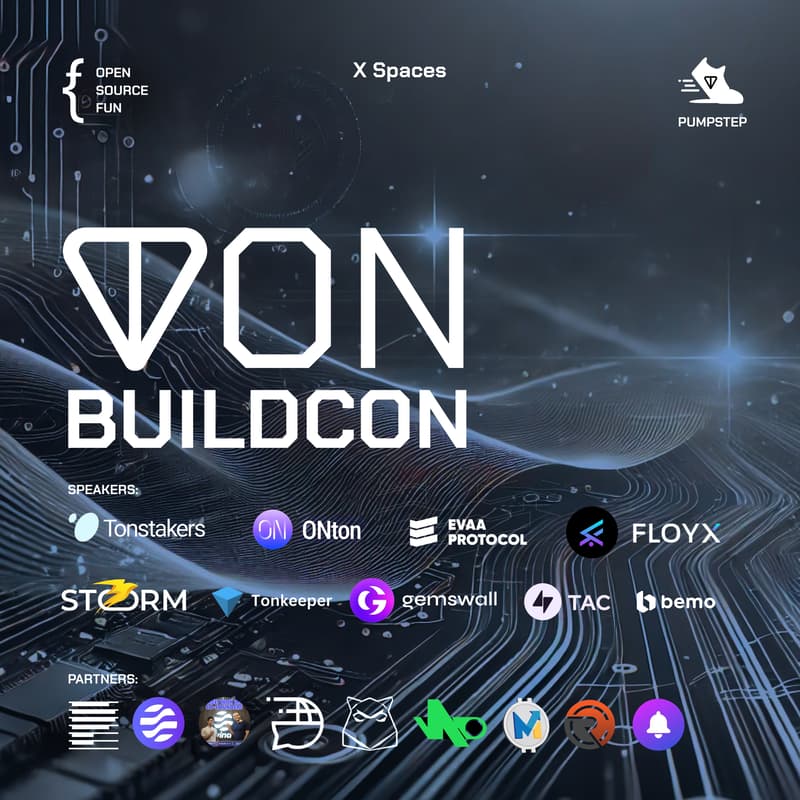 Cover Image for TON BuildCon by Open Source Fun | Hosted by PumpStep