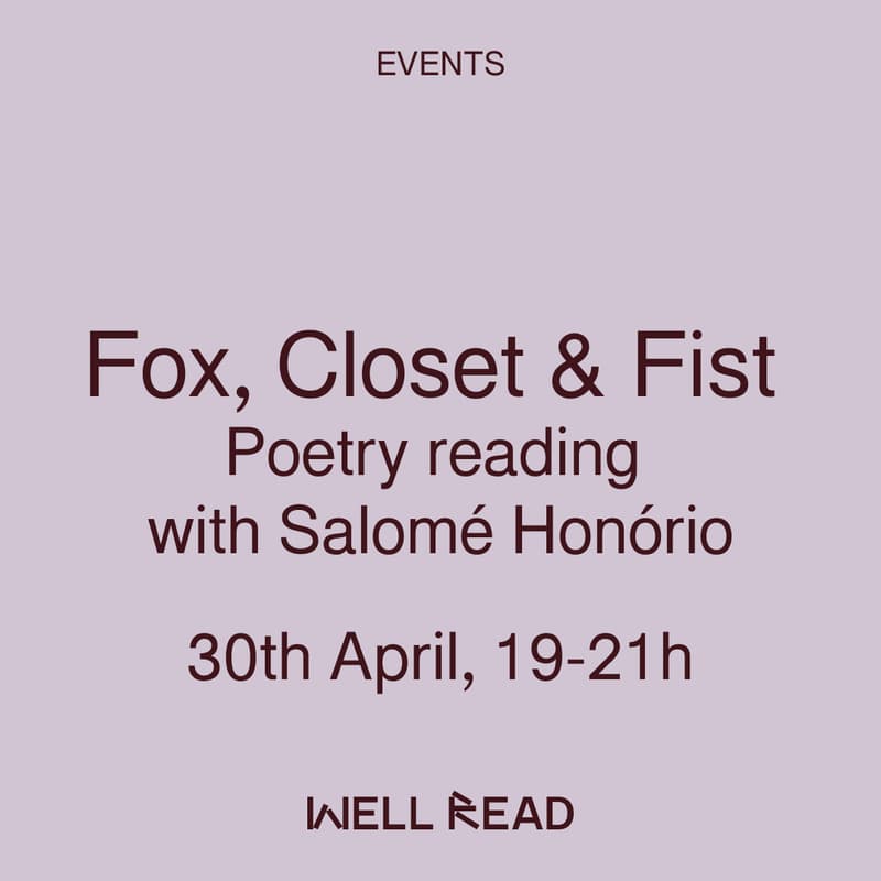 Cover Image for Fox, Closet & Fist: Poetry Reading with Salomé Honório