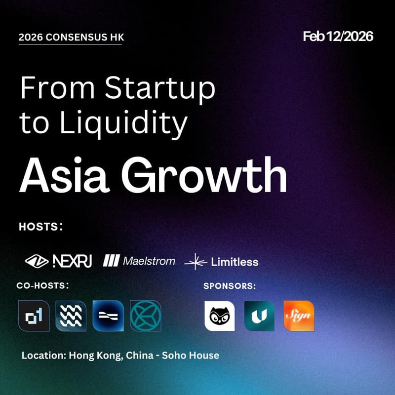 Cover Image for Asia Growth —— From Launch to Liquidity by NEXRJ & Maelstrom & Limitless