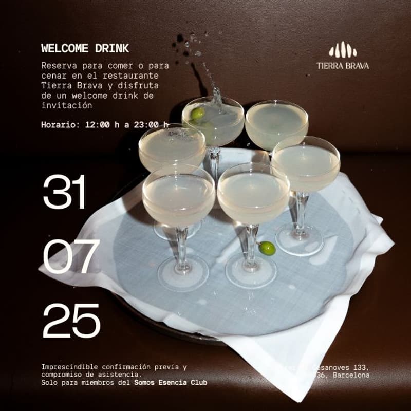 Cover Image for Welcome Drink en Tierra Brava
