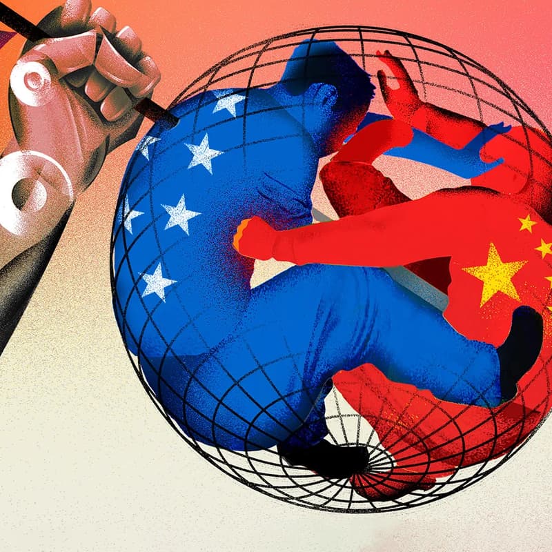Cover Image for AI, the US and China - Elite games (a talk by Konrad)
