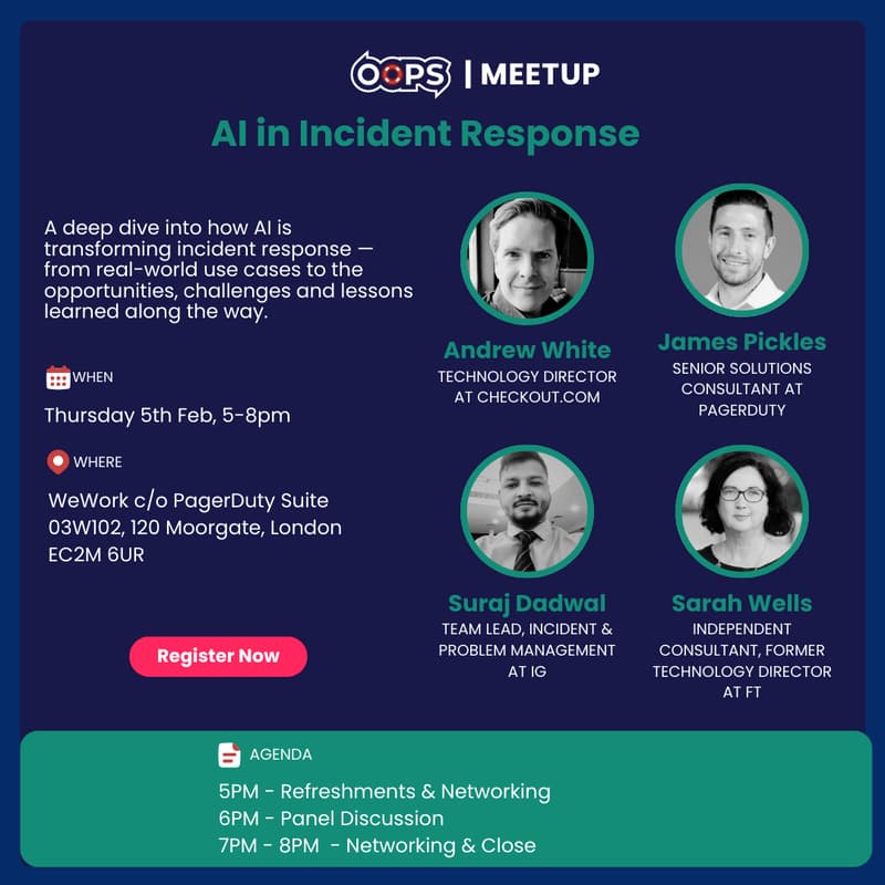 Cover Image for AI in Incident Response (London)