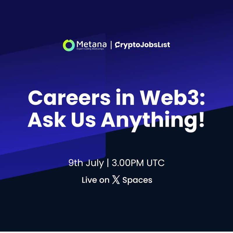 Cover Image for Careers in Web3: Ask Us Anything!