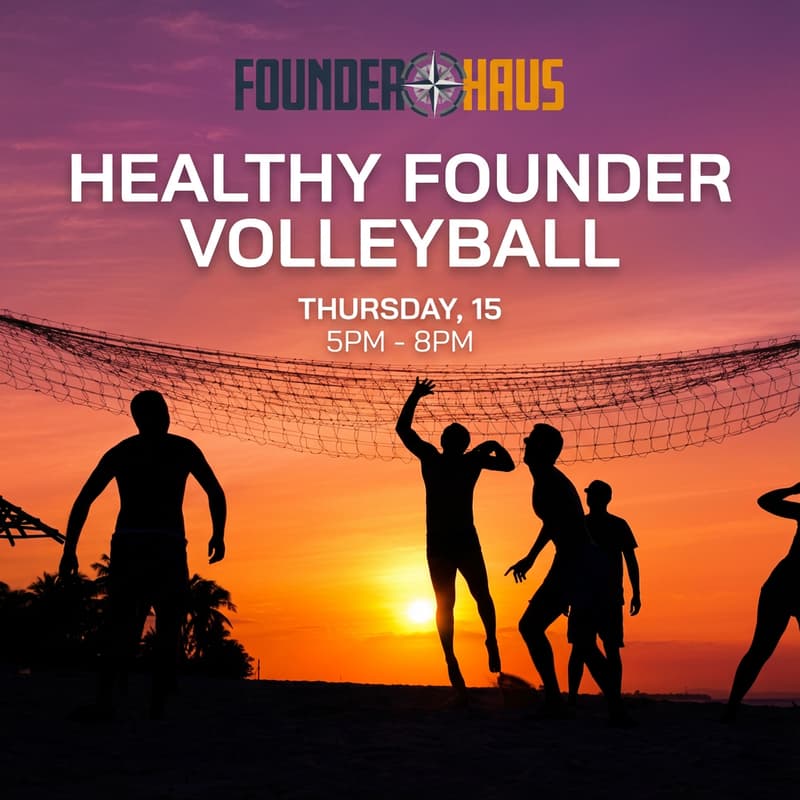 Cover Image for Healthy Founder Volleyball