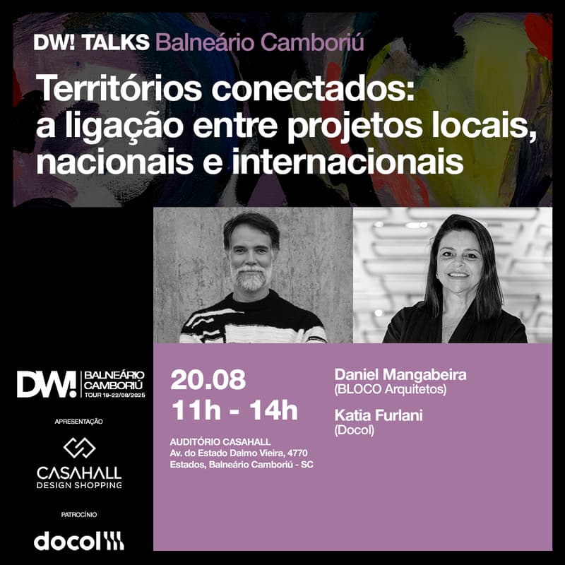 Cover Image for DW! TALKS BC 03 - 20/08 - Territórios conectados: a ligação entre projetos locais, nacionais e internacionais