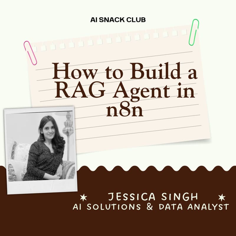 Cover Image for How to Build a RAG Agent in n8n
