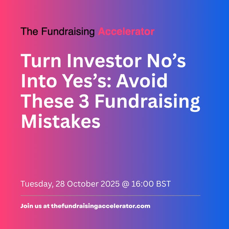 Cover Image for Turn Investor No’s Into Yes’s: Avoid These 3 Fundraising Mistakes