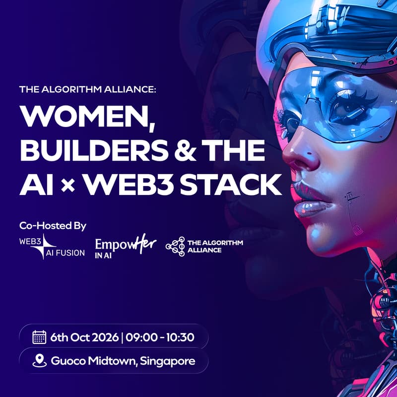 Cover Image for The Algorithm Alliance: Women, Builders & the AI × Web3 Stack