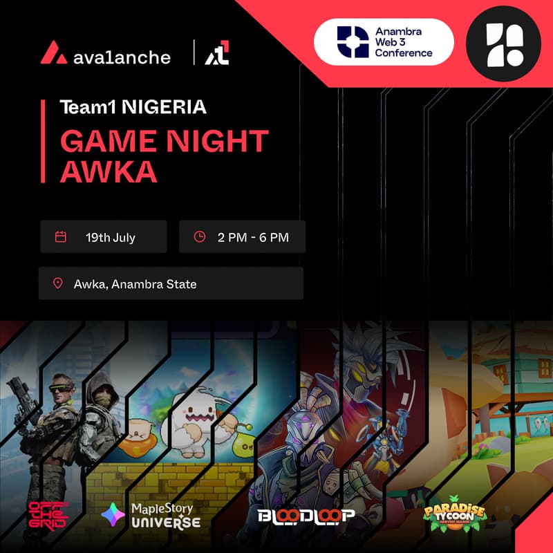 Cover Image for Team1 GameNight @Awka