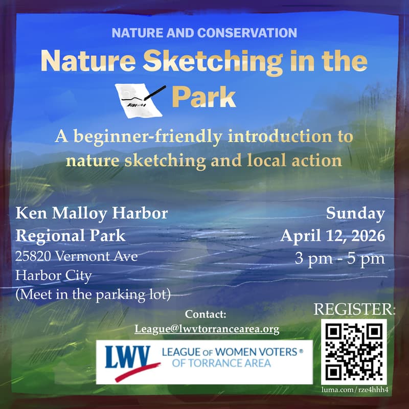 Cover Image for LWVTA - Nature Sketching in The Park