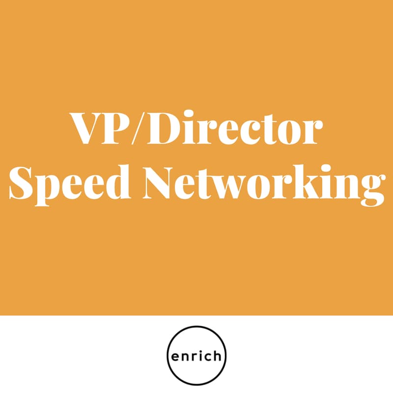 Cover Image for VP/Director Speed Networking