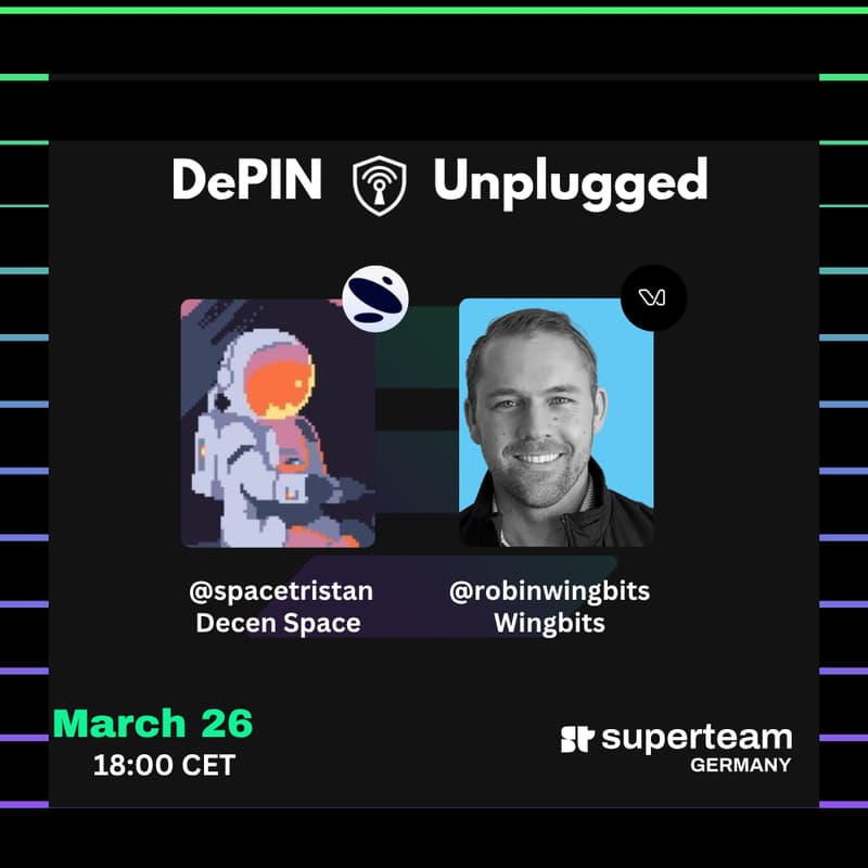 Cover Image for DePIN Unplugged Episode 6: Robin Wingardh (CEO of Wingbits)