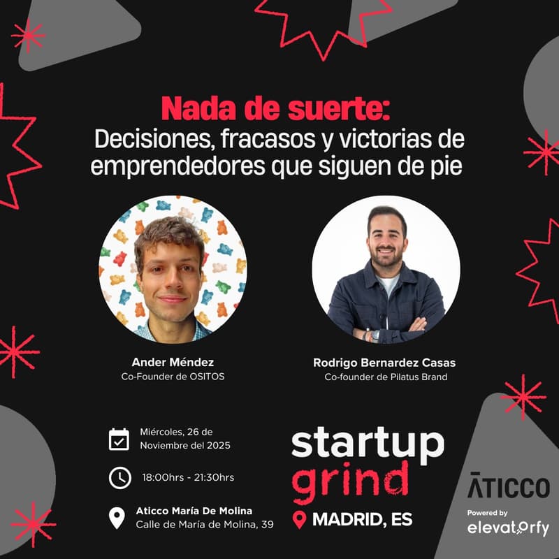 Cover Image for Nada de suerte: Decisiones, fracasos y victorias de emprendedores que siguen de pie