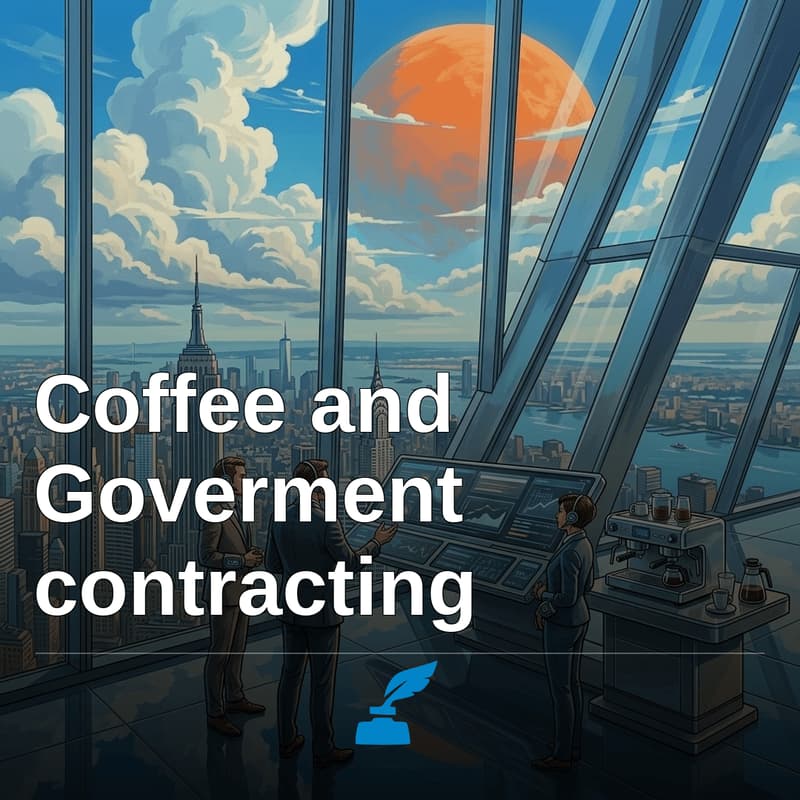 Cover Image for Coffee and Goverment contracting - Hosted by SamSearch