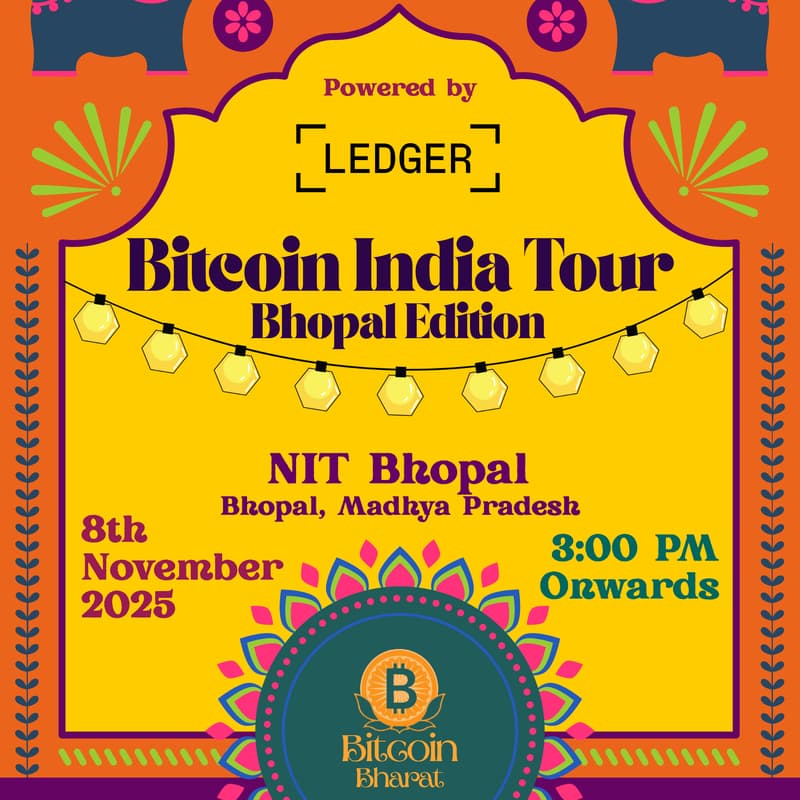 Cover Image for Bitcoin India Tour- Bhopal Edition
