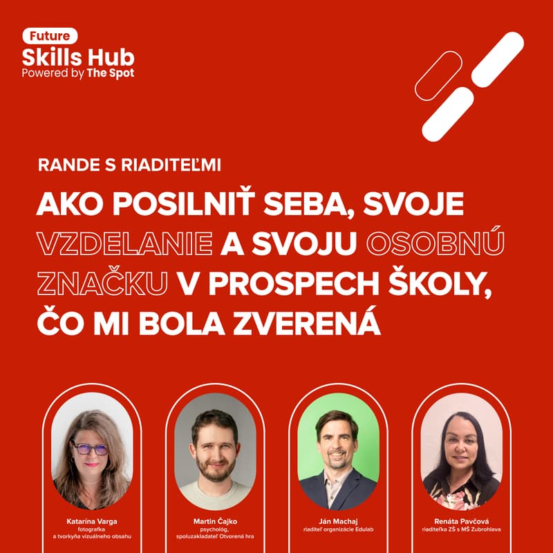Cover Image for Future Skills Hub | Rande s riaditeľmi
