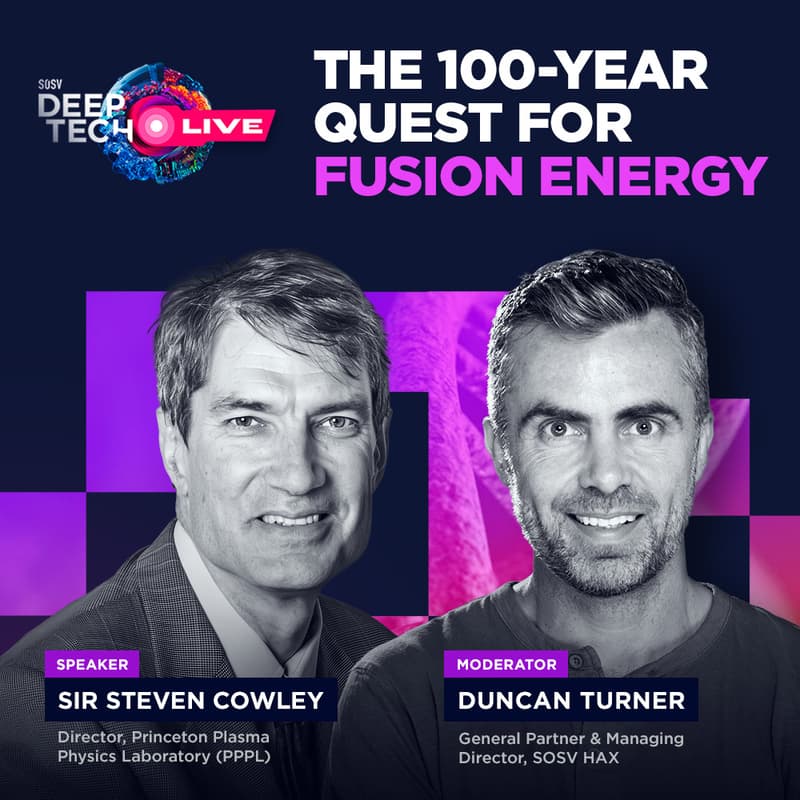 Cover Image for The 100-Year Quest for Fusion Energy with Steven Cowley, Director, PPPL (In-Person)