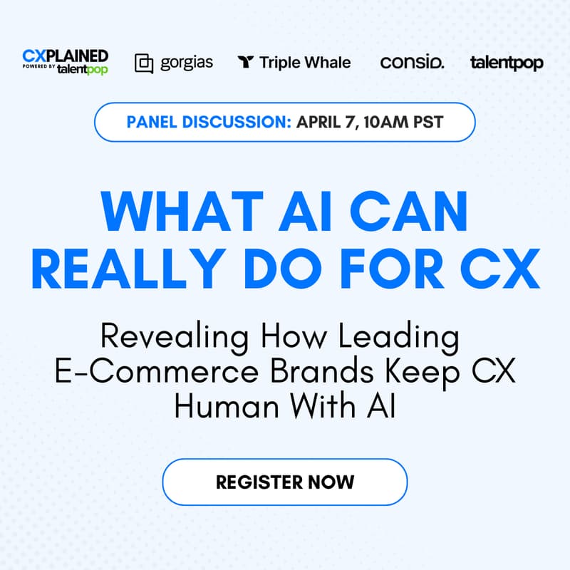 Cover Image for What AI Can Really Do for CX: Revealing How Leading E-Commerce Brands Keep CX Human With AI