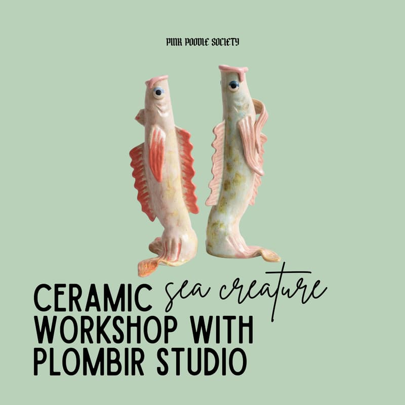 Cover Image for BRUSSELS | Ceramics Workshop with Studio Plombir: Sea Creatures