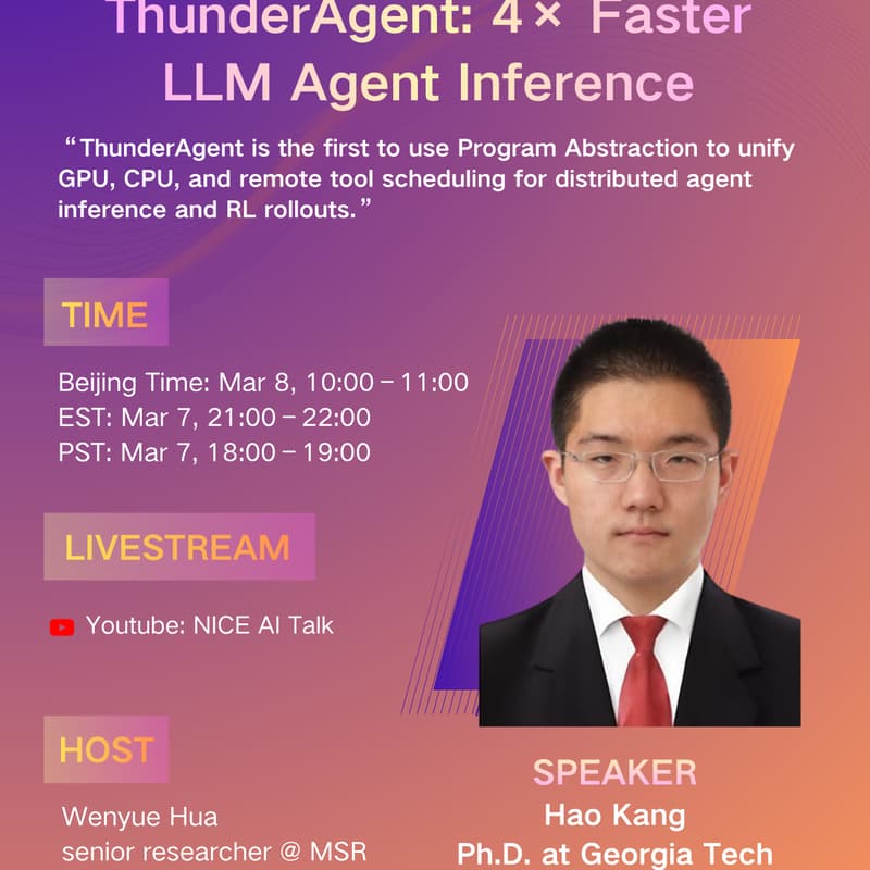 Cover Image for Accelerate Your Agent with 2 Lines of Code!