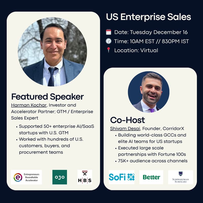 Cover Image for US Enterprise Sales: How Startups Should Present, Pitch, and Sell in the US