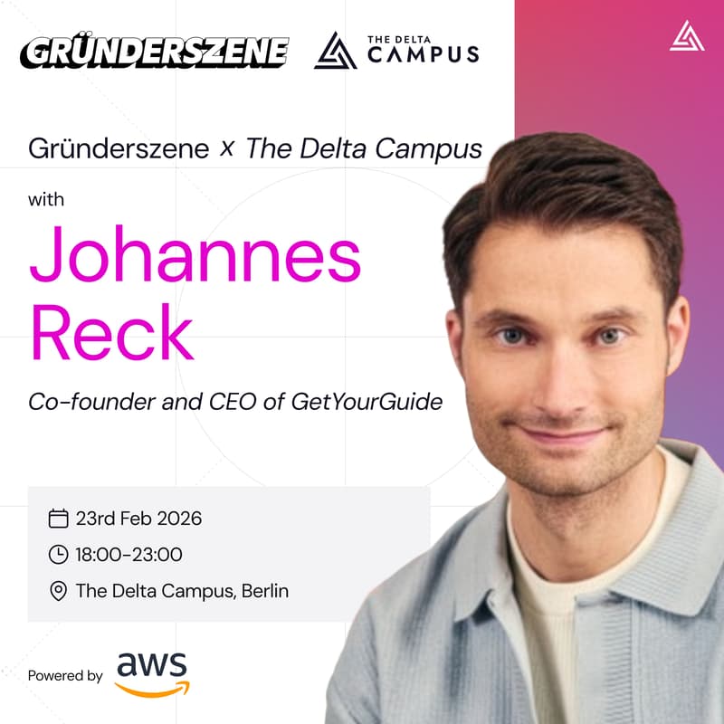 Cover Image for Johannes Reck | Gründerszene x The Delta Campus